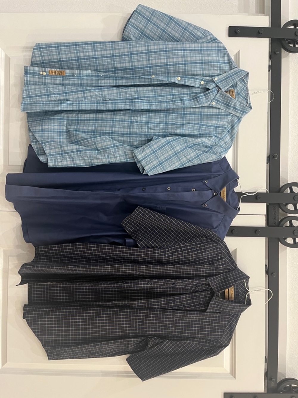Button-Down Casual Shirt - Blue Plaid